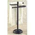 Gatco 1545BZ Counter Top S Style Towel Holder, Bronze