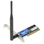 Linksys Wireless-G PCI Card WMP54GS with SpeedBooster - Network adapter - PCI - 802.11b, 802.11g