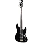 Fender Aerodyne(TM) Jazz Bass®, Black, Rosewood Fretboard