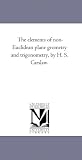  : The elements of non-Euclidean plane geometry and trigonometry, by H. S. Carslaw.