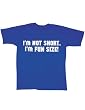 I'm Not Short. I'm Fun Size! T-Shirt Royal Blue