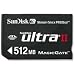 512MB SanDisk Ultra II -66x Memory Stick Pro Duo with Adapter