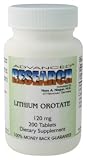 Nutrient Carriers - Lithium Orotate, 120 mg, 200 tablets