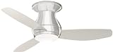 31D15lL3oOL. SL160  Emerson Fans CF805SBS 52 Snugger Contemporary Flush Mount Brushed Steel Ceiling Fan
