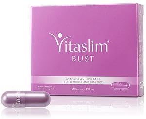 Vitaslim BUST 90 Capsules (3 Month Supply) Breast Enhancement voluptuous tight and firm Breast Natural by VITASLIM LICAPS