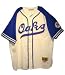 Oakland Oaks White/Royal Replica #1 Throwback Jersey