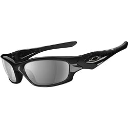 Oakley Straight Jacket Men's Active Racewear Sunglasses - Polished Black/Black Iridium
