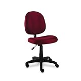 ALERA Swivel Task Chair, Acrylic, Burgundy