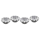 Gobel 3-1/2-Inch Brioche Mold, Set of 4, 3-Ounce