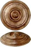 1 5/8 IN Dia Rosette - Walnut