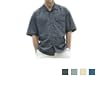 OOBE - Boca Dobby Texture Short Sleeve Button Down Shirt - BC004
