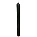 30cm Black Dinner Candles (Pack of 4) – Up To 14 Hour Burn Time – Solid Black Candles