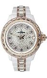 Toy Watch Gem White & Rose Gold Unisex watch #GE02WH