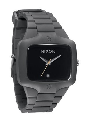 Nixon Rubber Player Watch Gray / Black, One Size
