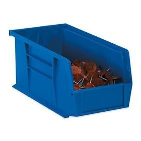 Box Partners BINP1155B 5 .50 in. x 10 .87 in. x 5 in. Blue Plastic Stack & Hang Bin Boxes- 12