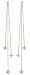 14K Tri-Color Gold Tricolor Gold Diamond Earrings