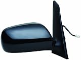 Fit System by K-Source 70631T Toyota Prius 2004 to 2009 Passenger Side Textured Black PTM Cover Finish Power Adjustable Foldaway Function Replacement Convex Mirror