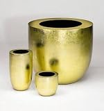 Eigenschaften Terrapalme  / Blattgold Couple Dm. 45 cm / H. 37 cm