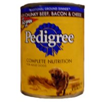 Pedigree Can Dog Food Ground Beef/Bac/Chk 13.2oz Case(24)