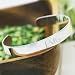 Personalized Slim Cuff Bracelet