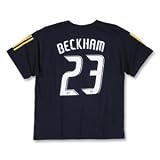 LA Galaxy 08/09 Beckham Away Soccer T-Shirt