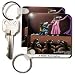 Londons Times Funny Animals Cartoons - Equine Theater A Little Horseplay - Key Chains