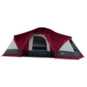Wenzel Sycamore 18- by 10-Foot Seven-Person Three-Room Family Dome Tent