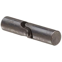 Lovejoy Size D1 Universal Joint, Steel, Solid Bore, 0.38" Outer Diameter, 1.75" Overall Length