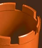 Diteq D32231 Double-Pointed Segmented, Qlty. Level 5 - Hard Aggregate & Heavy Steel Core Bits 26