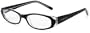 Andrea Jovine Women's AR599 Reader,Brown Frame/Clear Lens,1.5