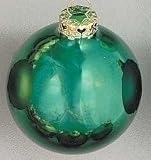 Pack of 6 Shiny Emerald Green Glass Ball Christmas Ornaments 2.75