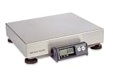 Mettler Toledo PS60 Parcel Shipping Scale with Wall Mount Display, Capacity 150 lb x 0.05 lb, 12 x 14 in. Stainless Steel Platter, Legal for Trade