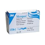 3M MICROPORE PAPER ADHESIVE TAPE 1 12 ROLLS/BOX 3M MICROPORE PAPER ADHESIVE TAPE 1 12 ROLLS/BOX