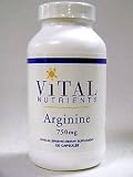 Vital Nutrients - Arginine 750 Mg 120 Vcaps