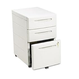 Iceberg 95213 - Aspira Mobile Underdesk Pedestal File, Resin, 2 Box/1 File Drawers, Platinum-ICE95213