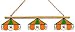 Miami University of Florida NCAA Stained Glass 3-Light 