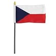 Czech Republic Flag 4 x 6 inch