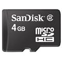 4GB microSD SDHC Speicherkarte für Samsung S5230 Star, sandisk