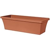 Fiskars 18 Inch TerraBox Planter, Color Clay