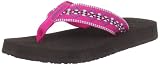 Reef Women's Sandy Flip Flop Sandal,Brown/Pink/Purple,9 M US