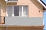 Balkonsichtschutz Windschutz Sichtschutz 600 x 75 UV beständig mit Kordel