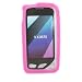 Silicon Skin PINK Rubber Soft Cover Case for LG CHOCOLATE TOUCH VX-8575 [WCP171]