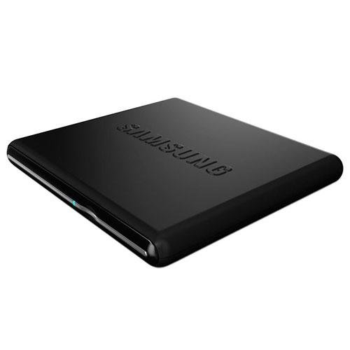 Samsung USB 2.0 External Optical Drive SE-S084D/TSBS Super WriteMaster, Slim External DVD Writer (Gloss Black)