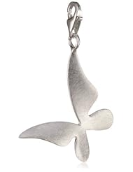 VINANI brand Germany 925 Sterling Silver Charm Pendant small Butterfly shiny brushed HSML