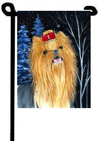 Yorkie - Shooting Star - Garden Flags