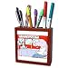 Londons Times Funny Computer Cartoons - Internet Singles Scene - Tile Pen Holders-5 inch tile pen holder
