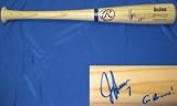 Jeff Francoeur Signed Blonde Rawlings Baseball Bat - Go Braves