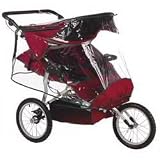 Double Trouble Stroller with Deluxe Cover - Red