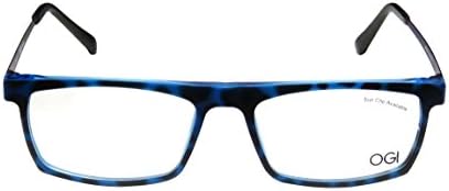 Innotec By Ogi 4815 Mens/Womens Vision Care Budget Designer Full-rim Eyeglasses/Eyeglass Frame (54-17-145, Blue Tortoise / Blue)
