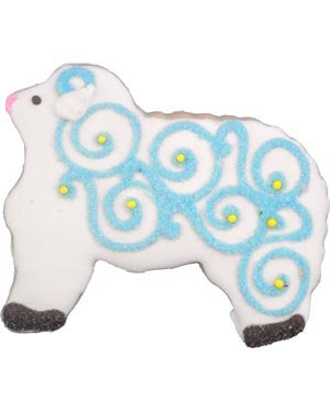 Beautiful Cookies Organic Party Favors-Lamb Organic Cookies Cookies, 10 Cookies by Beautiful Cookies